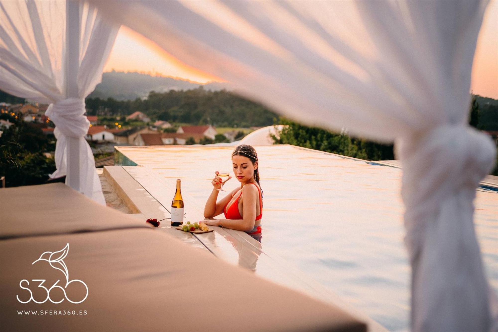 Casa Albarari Boutique Double Rooms With Access To Shared Infinity Pool Sanxenxo Extérieur photo